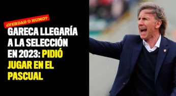 Gareca llegaría a la Selección en 2023: pidió jugar en el Pascual