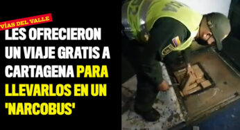 Les ofrecieron un viaje gratis a Cartagena para llevarlos en un 'narcobus'