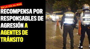 Recompensa por responsables de agresión a agentes de tránsito en la vía al mar