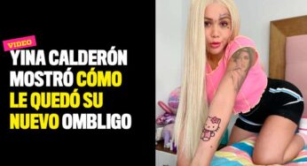 Yina Calderón mostró cómo le quedó su nuevo ombligo