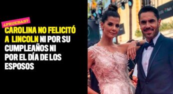 Carolina Cruz no estuvo en el cumpleaños de Lincoln ni lo felicitó por el Día de los esposos