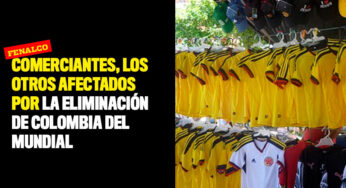 Comerciantes, los otros afectados por la eliminación de Colombia del Mundial