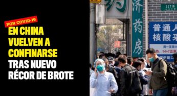 Shangai se volvió a confinar este lunes por nuevo recórd de rebrote de Covid