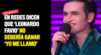 En redes dicen que 'Leonardo Favio' ya no debería ganar 'Yo me llamo'