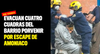 Por cuatro horas evacuaron dos cuadras del barrio Porvenir por escape de amoníaco