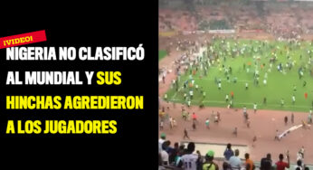 Nigeria no clasificó al Mundial y sus hinchas agredieron a los jugadores