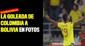 Las mejores fotos de la goleada de Colombia a Bolivia
