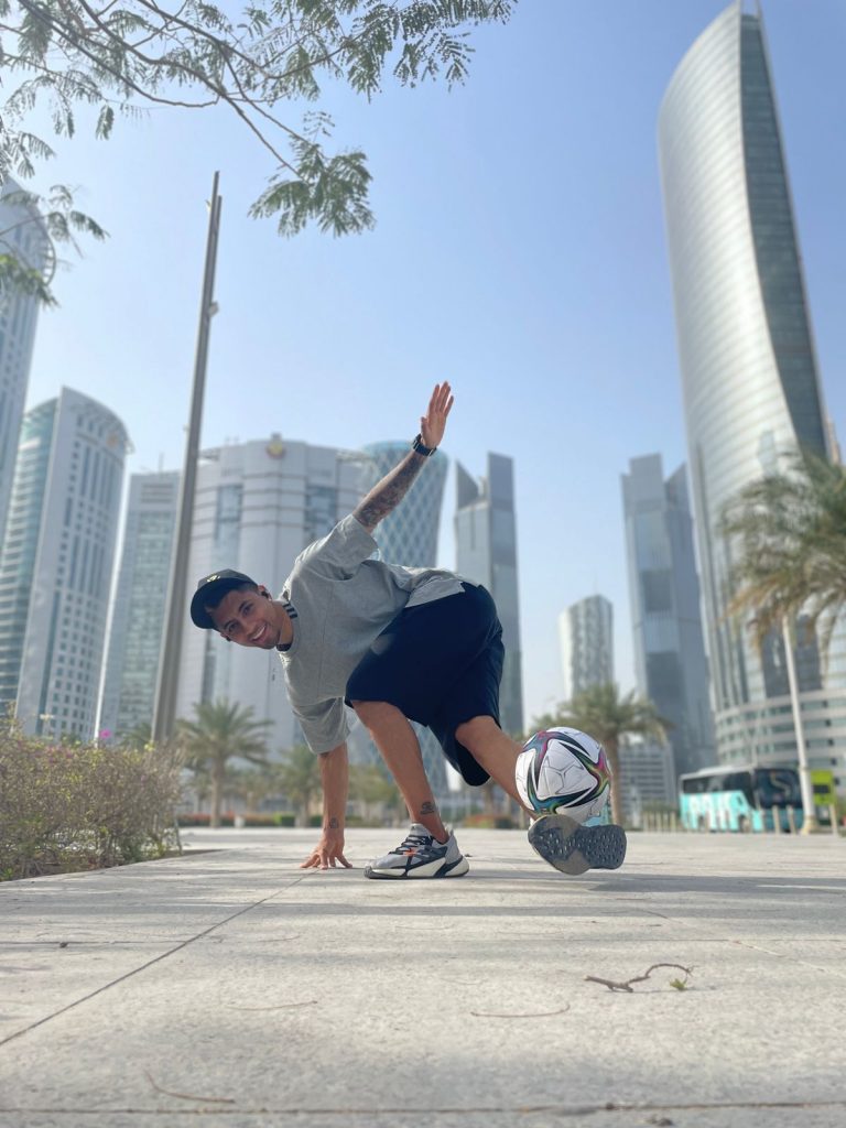 Boyka Ortiz, un freestyler que representará a Colombia en el Mundial de Qatar​