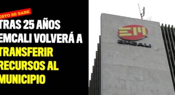 Tras 25 años Emcali volverá a transferir recursos al Municipio