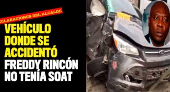 Vehículo donde se accidentó Freddy Rincón no tenía SOAT