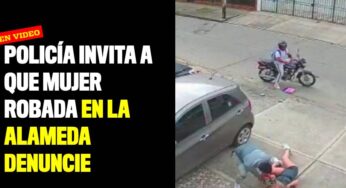 Policía invita a que mujer robada en La Alameda denuncie