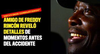 Amigo de Freddy Rincón reveló detalles de momentos antes del accidente