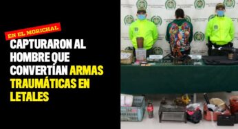 Capturaron al hombre que convertía armas traumáticas en letales