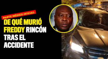 De qué murió Freddy Rincón tras el accidente