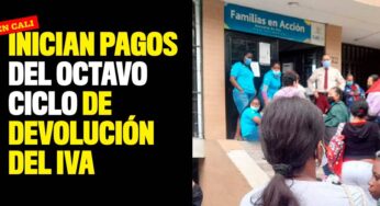 Inician pagos del octavo ciclo de devolución del IVA en Cali