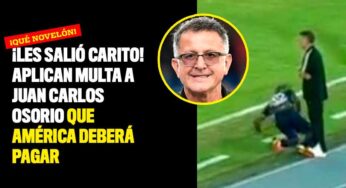 ¡Les salió carito! Aplican multa a Juan Carlos Osorio que América deberá pagar