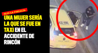 Una mujer sería la que se fue en taxi en el accidente de Rincón