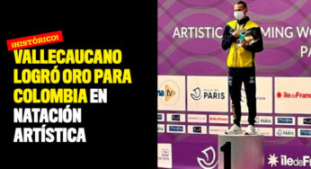 Vallecaucano logró oro histórico para Colombia en natación artística