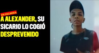 A Alexander Becerra, su sicario lo cogió desprevenido