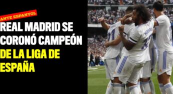 Real Madrid se coronó campeón de la Liga de España