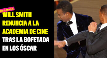 Will Smith renuncia a la Academia de Cine tras la bofetada en los Óscar