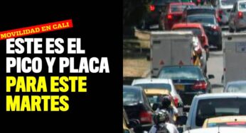 ¡Pilas! Este es el pico y placa para este martes