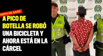 A pico de botella se robó una bicicleta y ahora está en la cárcel