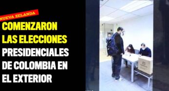 Comenzaron las elecciones presidenciales de Colombia en el exterior