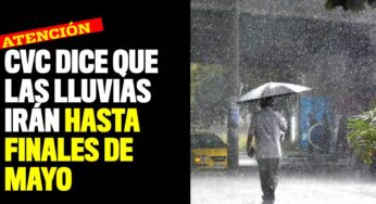 La CVC dice que las lluvias irán hasta finales de mayo