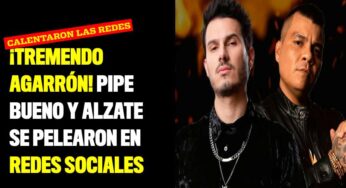 ¡Tremendo agarrón! Pipe Bueno y Alzate se pelearon en redes sociales