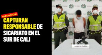 Capturan responsable de sicariato en el sur de Cali