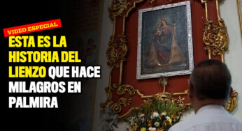 Esta es la historia del lienzo que hace milagros en Palmira