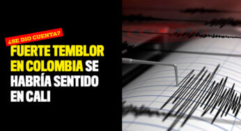¿Se dio cuenta? Fuerte temblor en Colombia se habría sentido en Cali