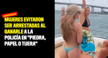 Mujeres evitaron ser arrestadas al ganarle a la Policía en "piedra, papel o tijera"