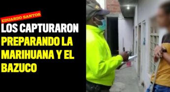 Los capturaron preparando la marihuana y el bazuco en el barrio Eduardo Santos