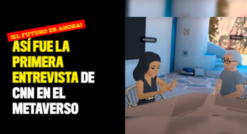 Así fue la primera entrevista de CNN en el metaverso