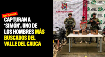 Capturan a ‘Simón’, uno de los hombres más buscados del Valle del Cauca