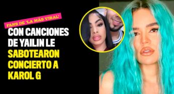 Con canciones de Yailin le sabotearon concierto a Karol G