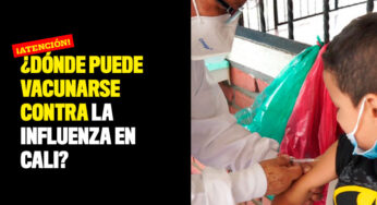 ¿Dónde puede vacunarse contra la influenza en Cali?