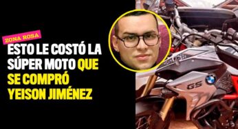 Esto le costó la súper moto que se compró Yeison Jiménez