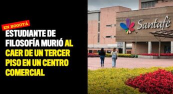 Estudiante de Filosofía murió al caer de un tercer piso en un centro comercial