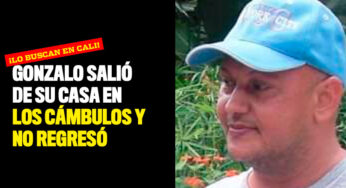 ¡Lo buscan en Cali! Gonzalo salió de su casa en Los Cámbulos y no regresó