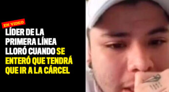 Líder de la Primera Línea lloró cuando se enteró que tendrá que ir a la cárcel