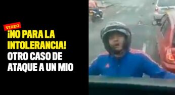 ¡No para la intolerancia! Se conoció otro caso de intento de ataque a un bus del MIO