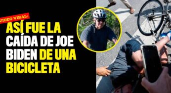 Video viral: Así fue la caída de Joe Biden de una bicicleta