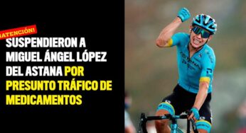 Suspendieron a Miguel Ángel López del Astana por presunto tráfico de medicamentos