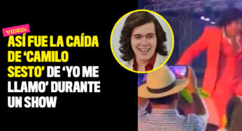 Así fue la caída de 'Camilo Sesto' de 'Yo me llamo' durante un show