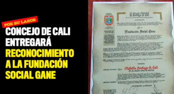 Concejo de Cali entregará reconocimiento a la Fundación Social Gane