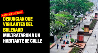 Denuncian que vigilantes del Bulevard maltrataron a un habitante de calle