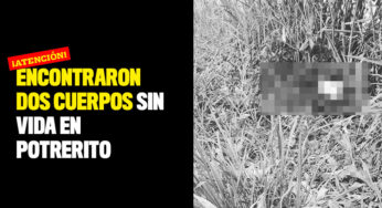 Encontraron dos cuerpos sin vida en Potrerito